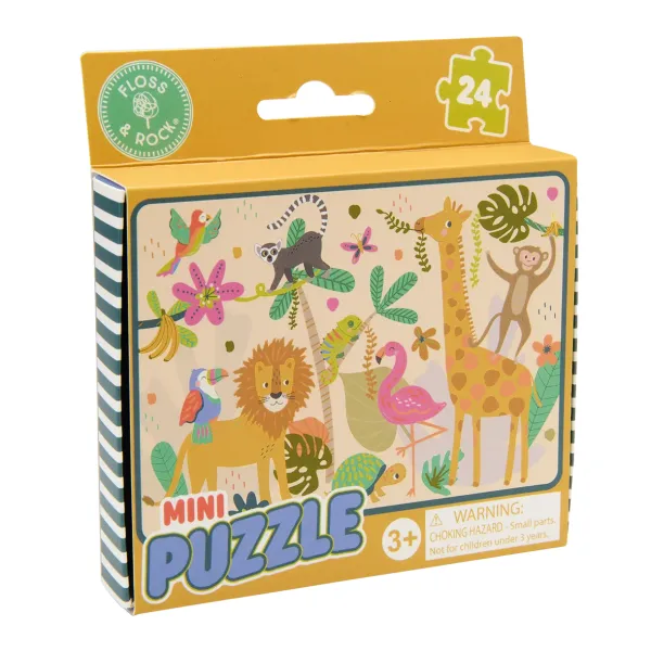 Mini puslespill 24 brikker - Jungle
