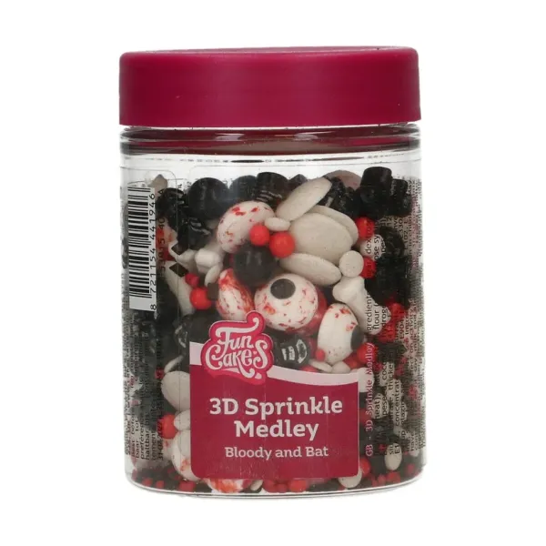 FunCakes Kakestrø 3D Bloody and Bat 70g