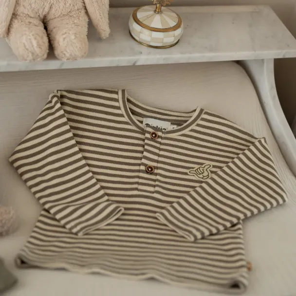 Genser Striper Khaki - Image 1