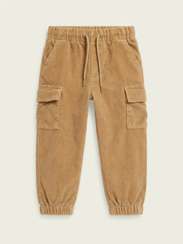 Cargobukse Cordfløyel Camel