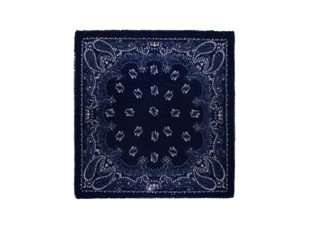 Skjerf Paisley Marine - Image 2