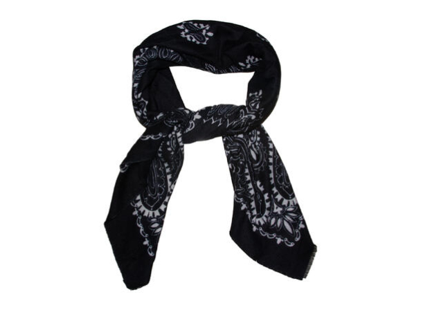 Skjerf Paisley Svart - Image 1
