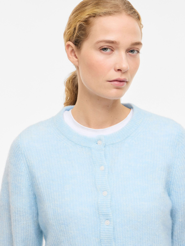 VILA VILory O-Neck Knit Cardigan, blå - Image 5