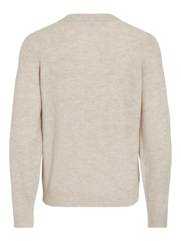 VILA VIVioli O-Neck Rib Knit Cardigan - Image 3