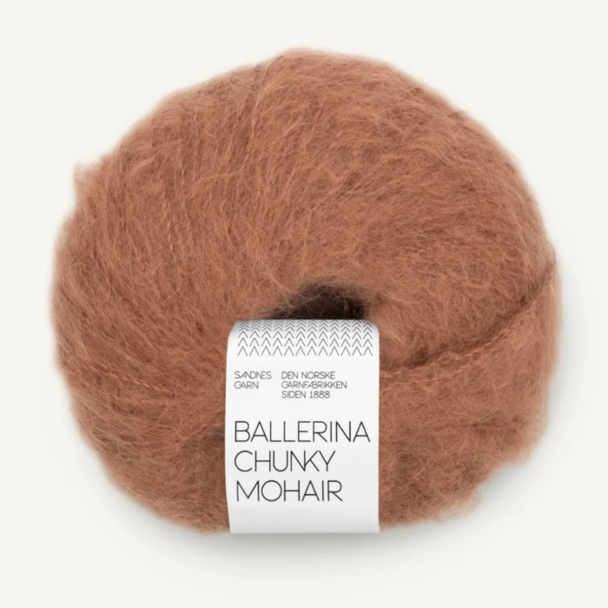 Ballerina Chunky Mohair - 3342 - Mocha Mousse