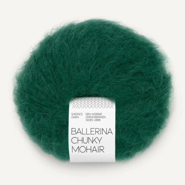 Ballerina Chunky Mohair - 7772 -Rain Forest