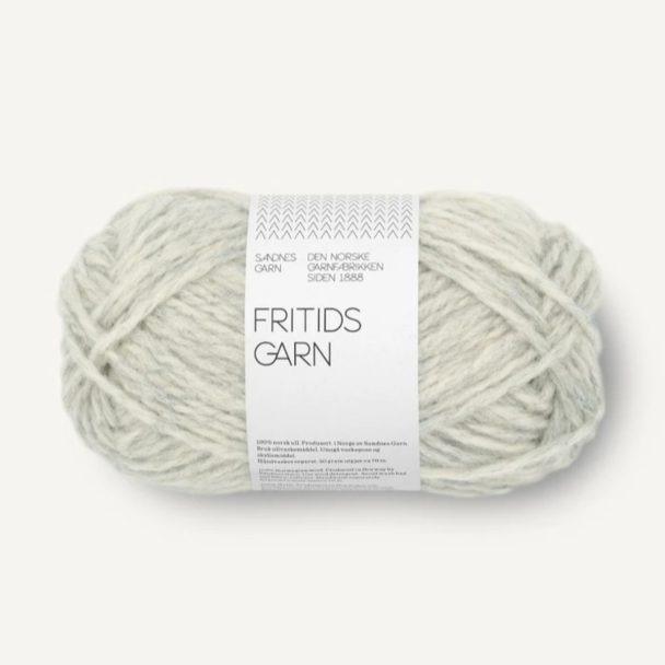 Fritidsgarn - 1021 - Lys Gråmelert