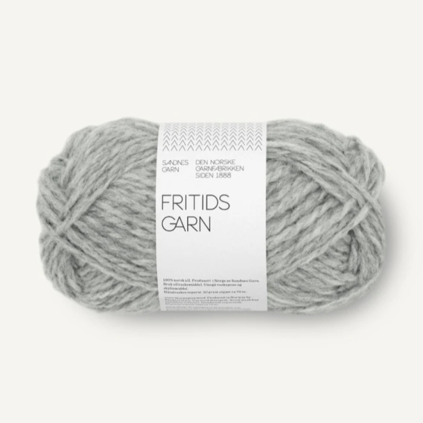 Fritidsgarn - 1042 - Gråmelert