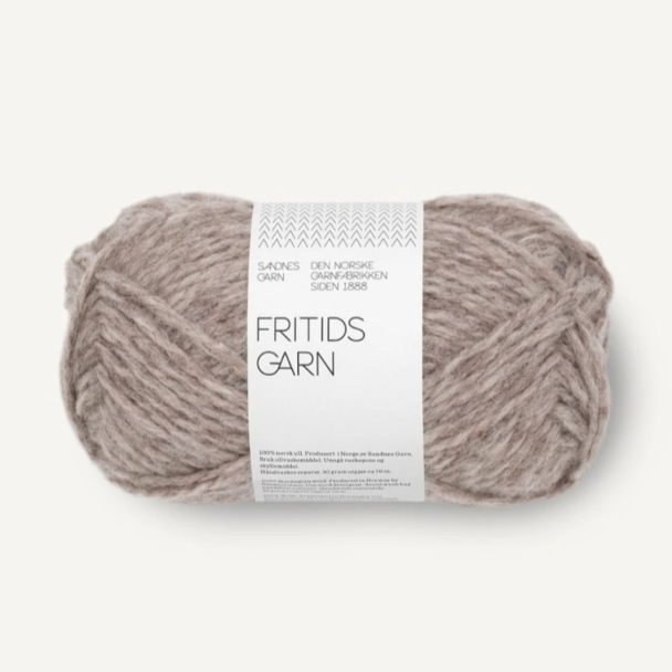 Fritidsgarn - 2650 - Gråbeige Melert