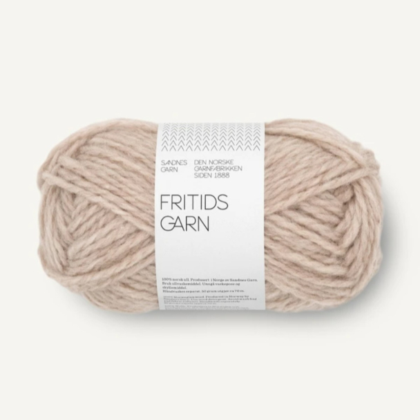 Fritidsgarn - 3021 - Lys Beigmelert