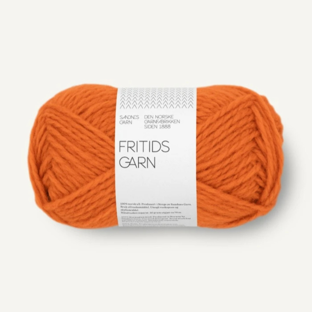 Fritidsgarn - 3326 - Oransje