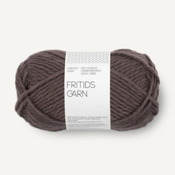 Fritidsgarn - 3880 - Mørk Sjokolade