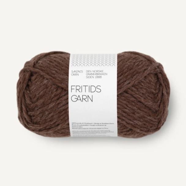 Fritidsgarn - 4071 - Mørk Brunmelert