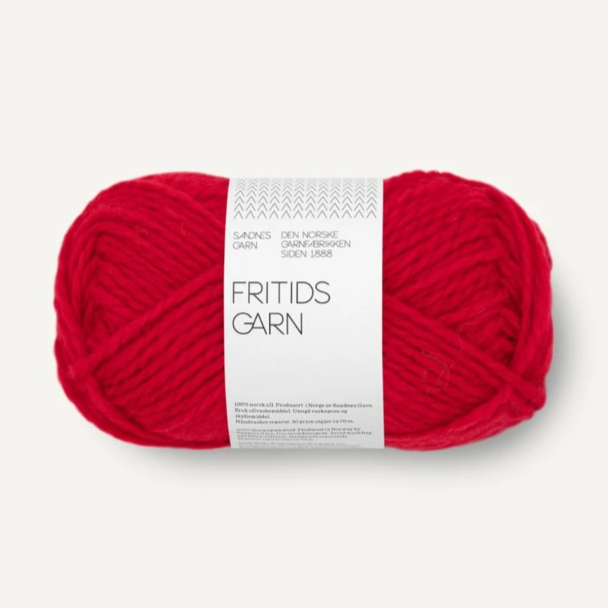 Fritidsgarn - 4120 - Rød