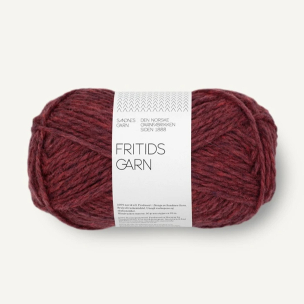 UTGÅTT Fritidsgarn - 4236 - Rødmelert