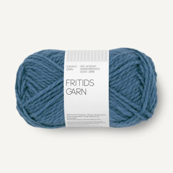 Fritidsgarn - 6052 - Jeansblå