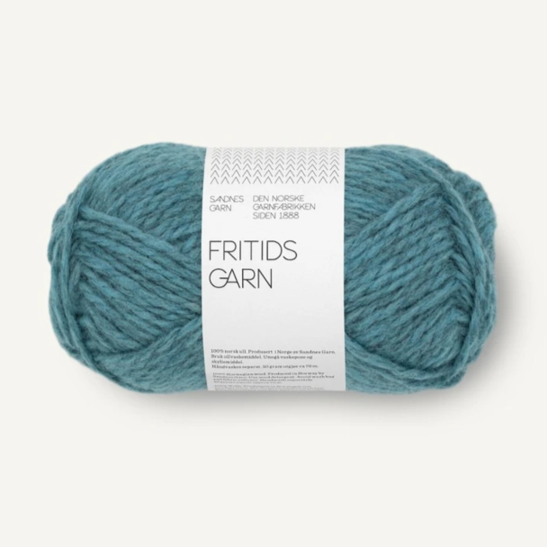 Fritidsgarn - 7252 - Sjøgrønn Melert
