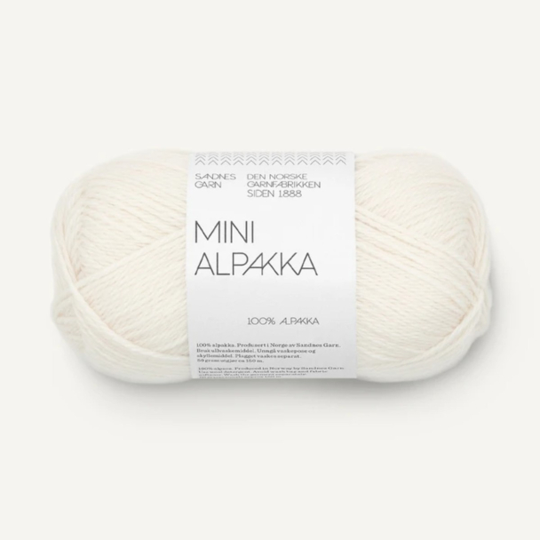 Mini Alpakka - 1001 - True White