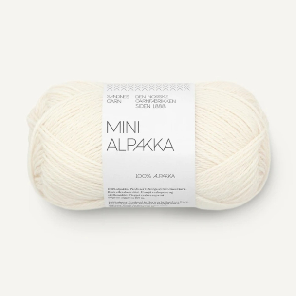 Mini Alpakka - 1012 - Natural White