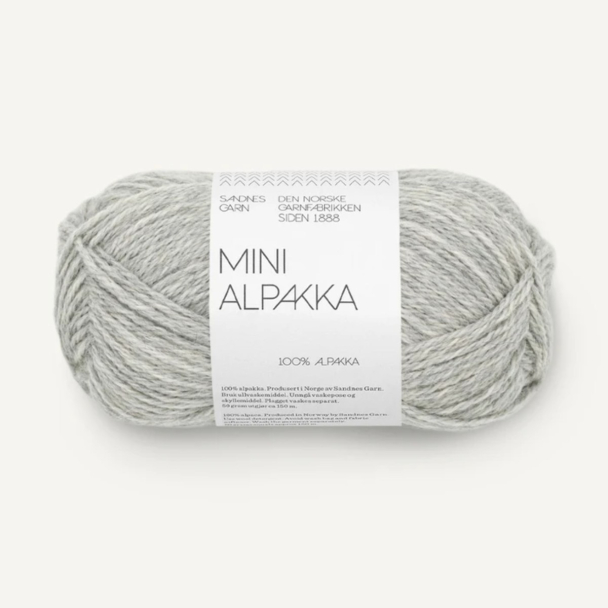 Mini Alpakka - 1032 - Light Grey Melange
