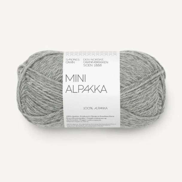 Mini Alpakka - 1042 - Grey Melange