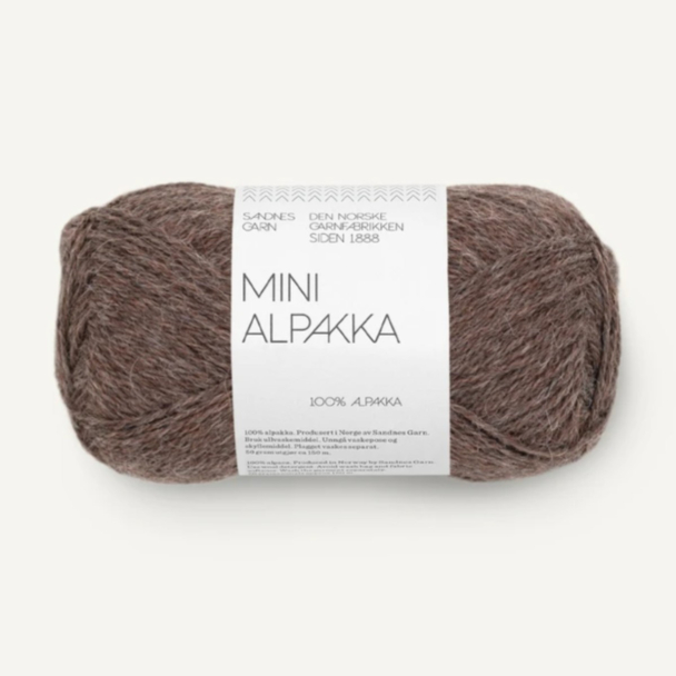 Mini Alpakka - 2652 - Brown Melange