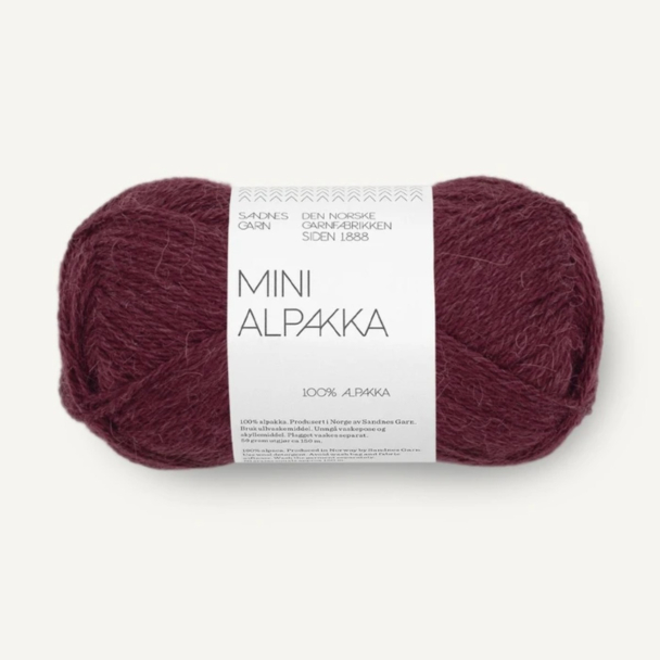 Mini Alpakka - 4372 - Burgundy