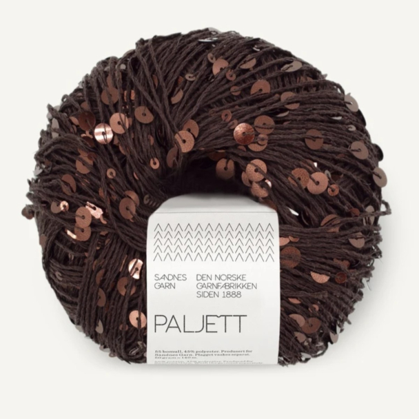 Paljett - 3086 - Espresso sparkle