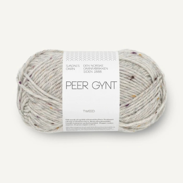 Peer Gynt - 1035 - Light Grey Melange / Autumn Tweed