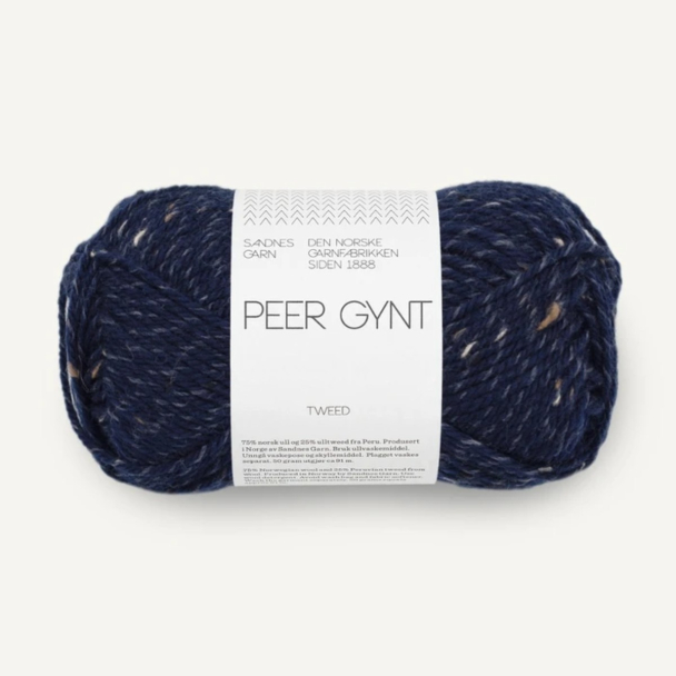 Peer Gynt - 5585 - Navy / Brown Tweed