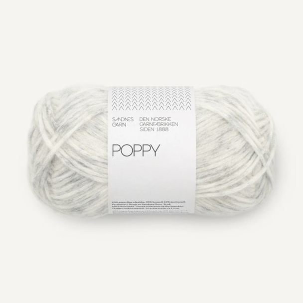 Poppy - 1021 - Light Grey Melange