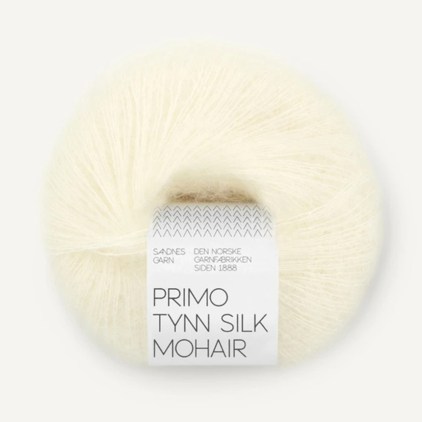 Primo Tynn Silk Mohair - 1012 - Natural White