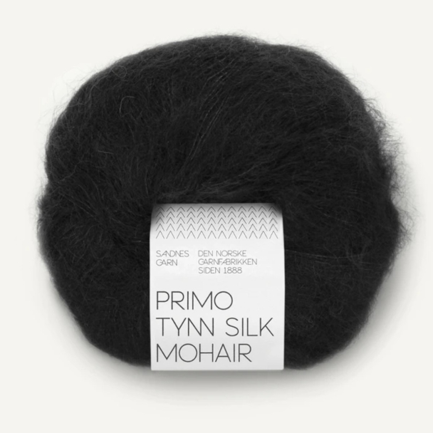 Primo Tynn Silk Mohair - 1099 - Black