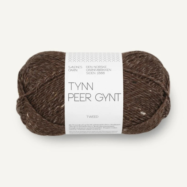 Tynn Peer Gynt - 3085 - Dark Brown / Brown Tweed