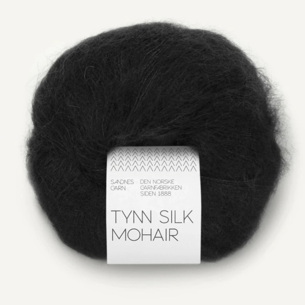 Tynn Silk Mohair - 1099 - Black