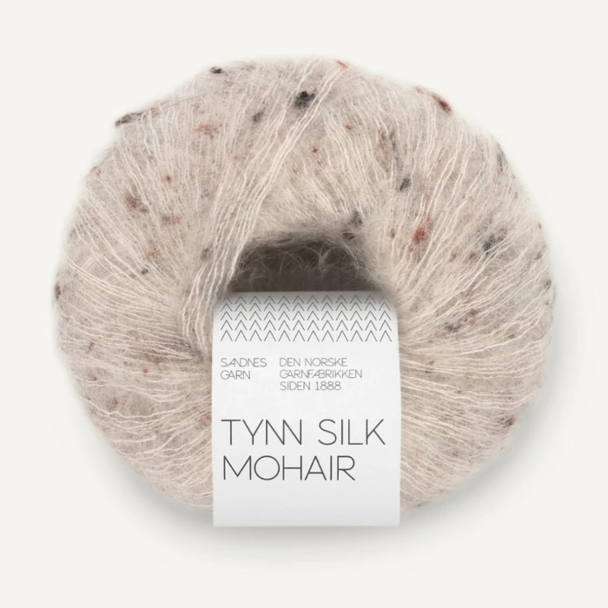 Tynn Silk Mohair - 2600 - Greige Tweed