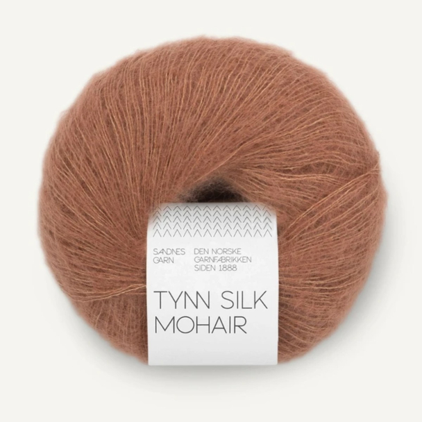 Tynn Silk Mohair - 3342 - Mocha Mousse