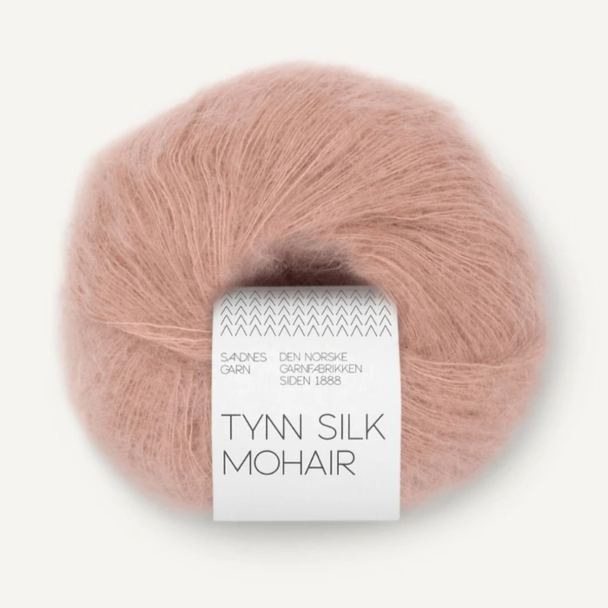 Tynn Silk Mohair - 3511 - Powder Pink