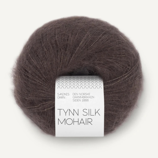 Tynn Silk Mohair - 3880 - Dark Chocolate