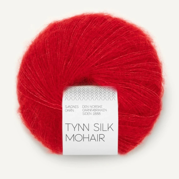 Tynn Silk Mohair - 4219 - True Red