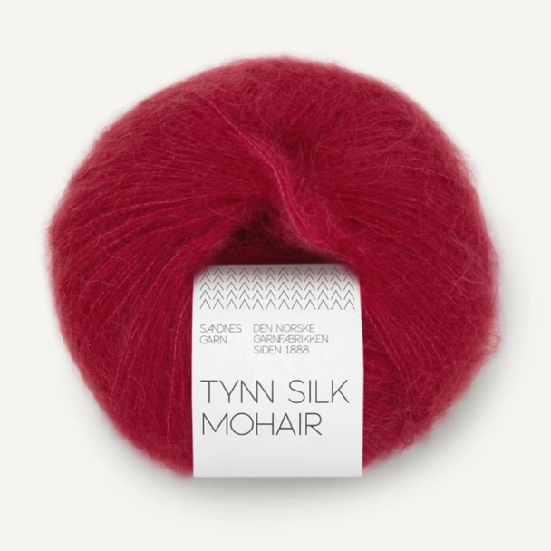 Tynn Silk Mohair - 4236 - Deep Red