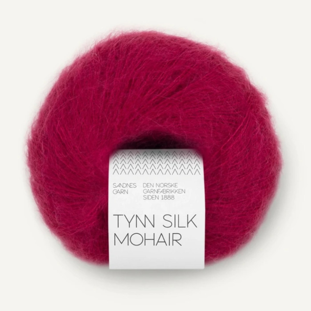 Tynn Silk Mohair - 4255 - Rumba Red
