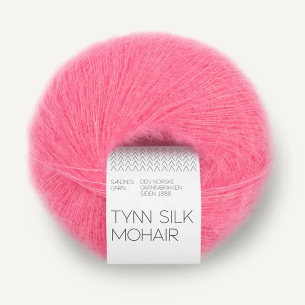 Tynn Silk Mohair - 4315 - Bubblegum Pink