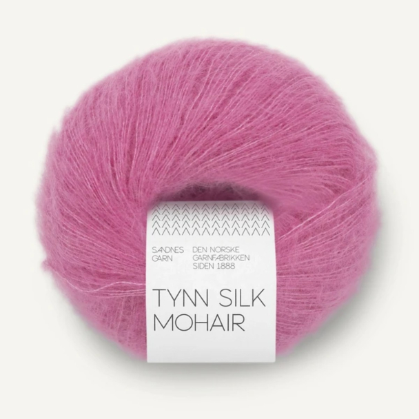 Tynn Silk Mohair - 4626 - Shocking Pink