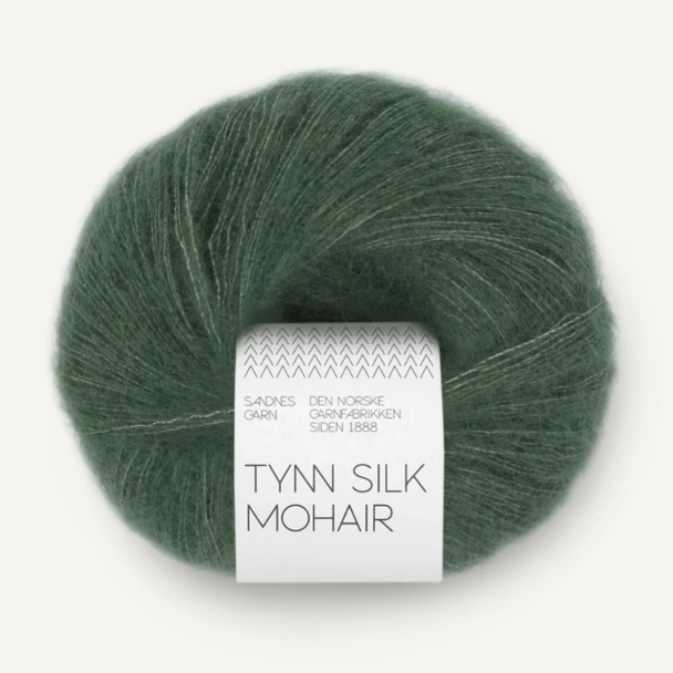 Tynn silk Mohair - 8581 - Deep Forest Green