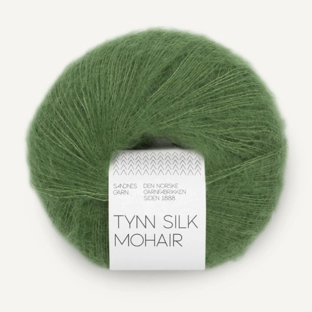 Tynn Silk Mohair - 8753 -  Vineyard Green