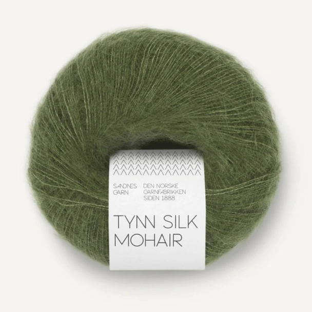 Tynn Silk Mohair - 9062 - Olive Green