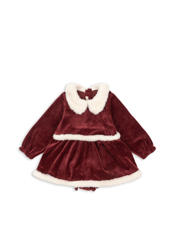 Christmas Romper - Red Dahlia - Image 1