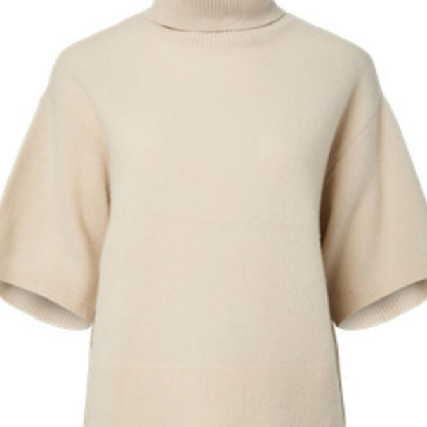 Emila 2/4 Wool Knit Pullover - Sandshell