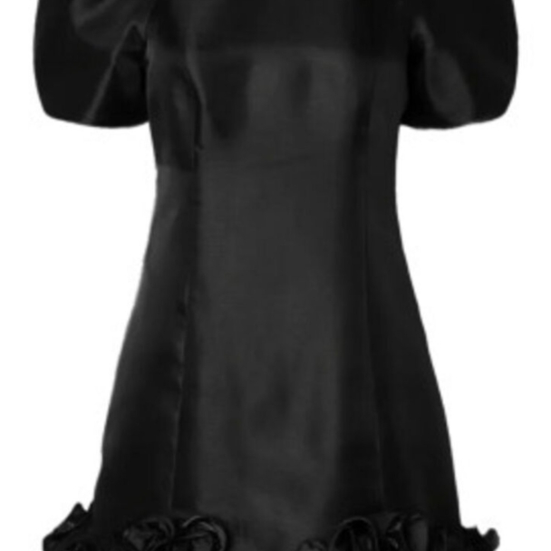 Yaselina Wave 2/4 Dress - Black